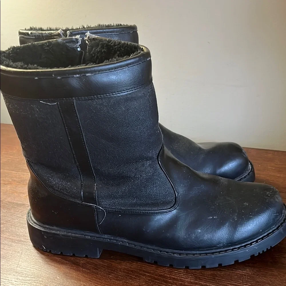 Source Unknown Black Rain & Snow Boots